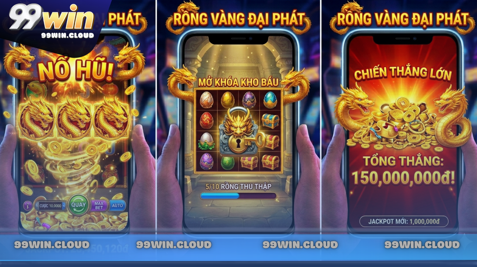Rồng Vàng Đại Phát – Siêu Phẩm Slot Rực Rỡ Tại Sảnh 99WIN 2 Tại sao slot Rồng Vàng Đại Phát được yêu thích?